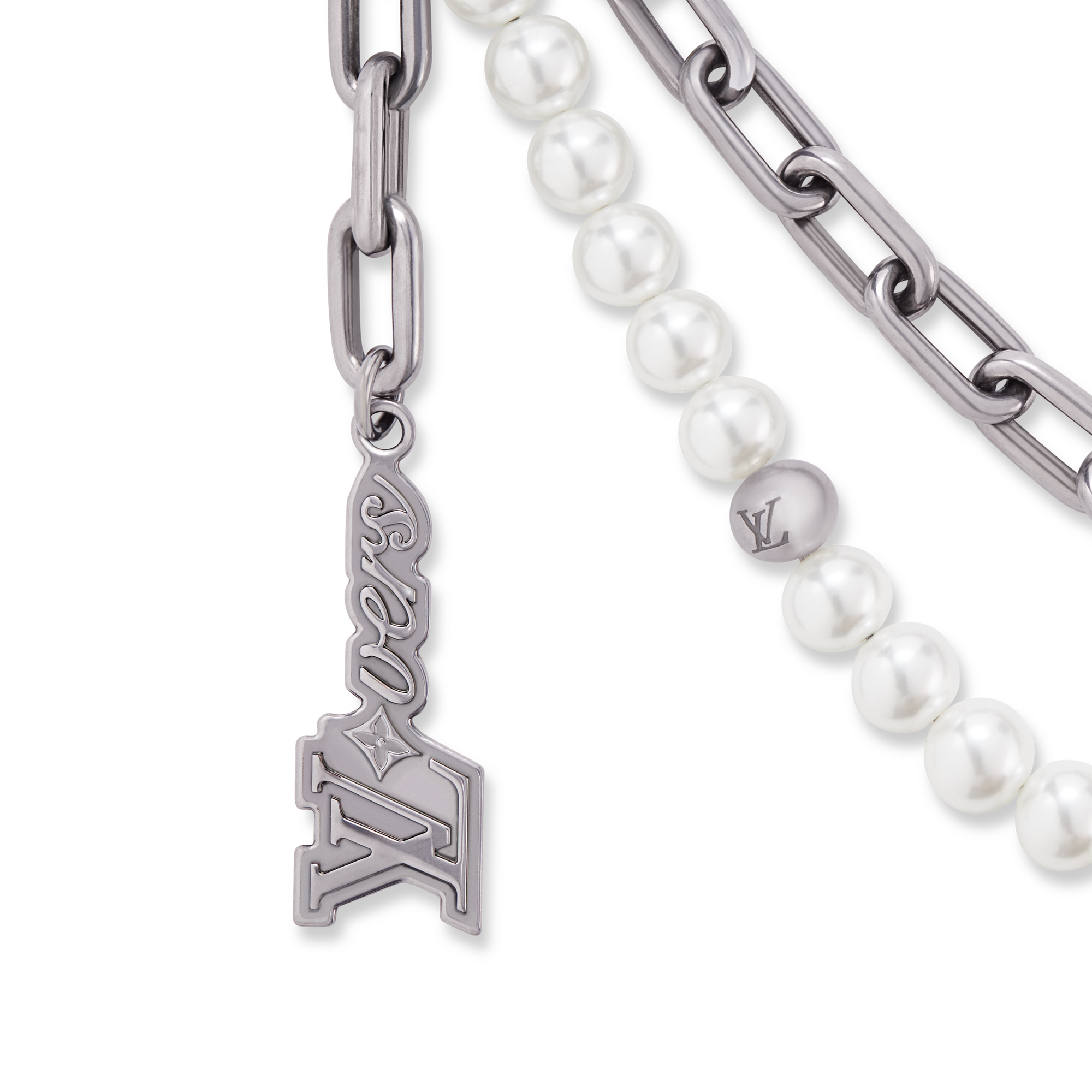 Pearls Chain Belt and Bag Charm . - Accessories | LOUIS VUITTON